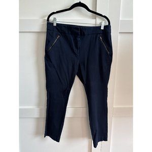 LOFT Outlet Modern Skinny Ankle Trousers Navy